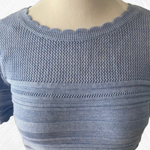 Croft & Barrow Blue Sweater - Picture 3 of 7